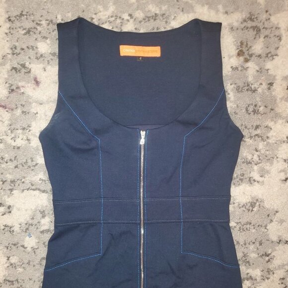Cynthia Steffe Dresses & Skirts - Cynthia Steffe Blue Zipup Dress || sz Small || EUC